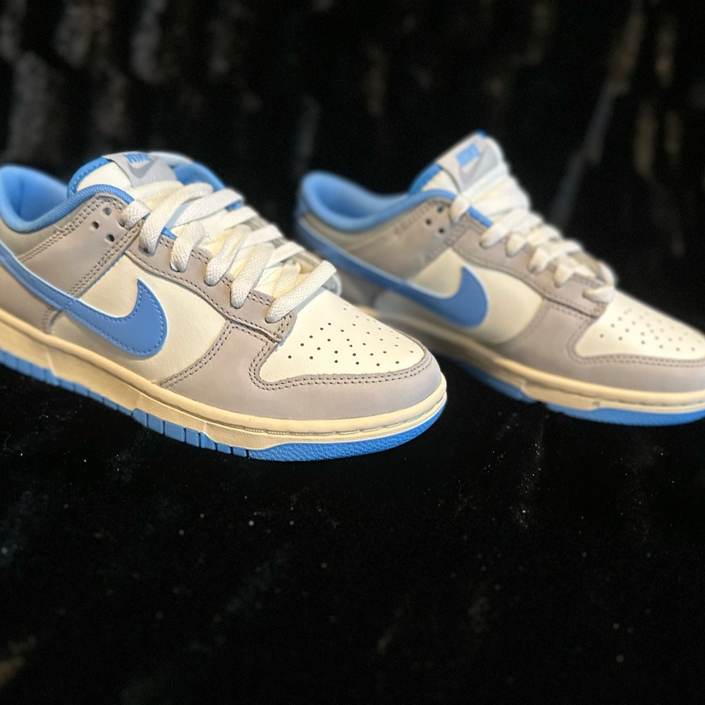 Nike Blue and Gray Sneakers Classic Design